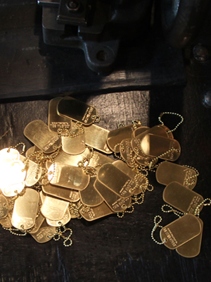 真鍮製ドッグタグメンバーズカード